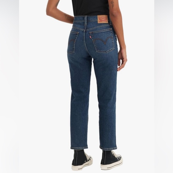 Levi's WEDGIE STRAIGHT Blue Jeans 25 - Picture 2 of 10